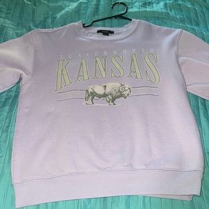 Lilac Kansas sweater.